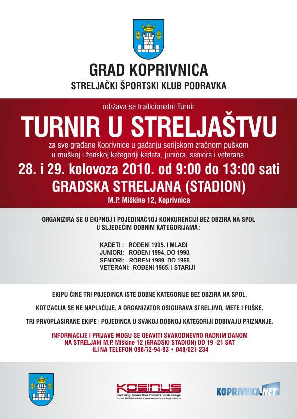 Turnir u streljaštvu za građane